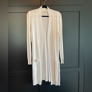 White Cardigan Sweater